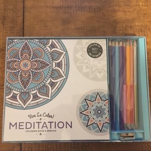 Vive Le Color Meditation Adult Coloring Book